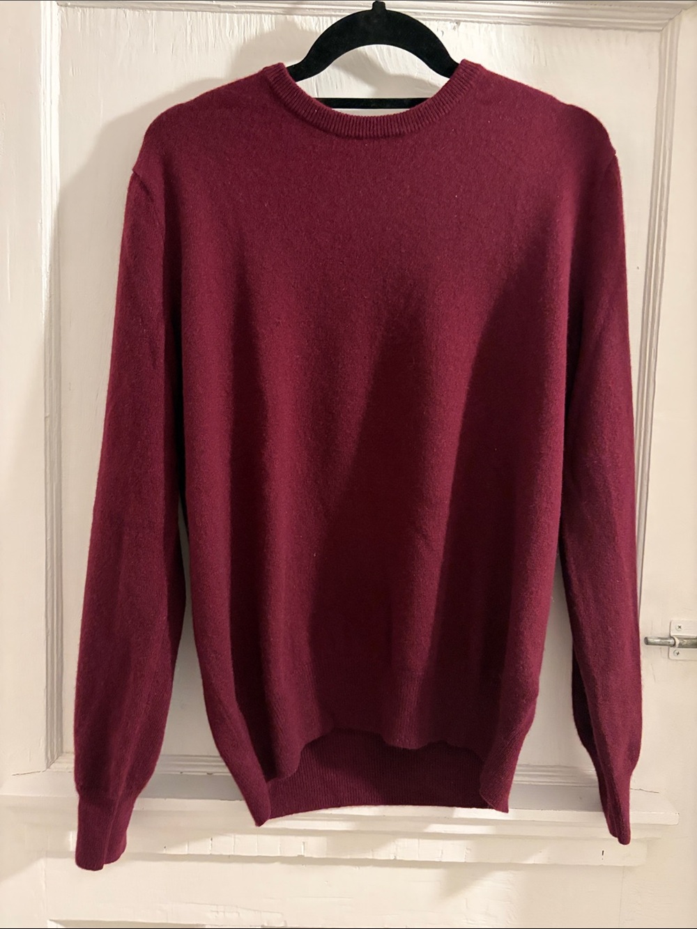 Ralph Lauren Men's Crewneck Sweater in Deep Burgundy